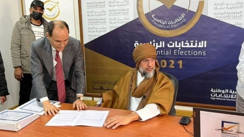 قرار قضائي يعيد سيف الإسلام القذافي إلى السباق الرئاسي في ليبيا يمن تايم
