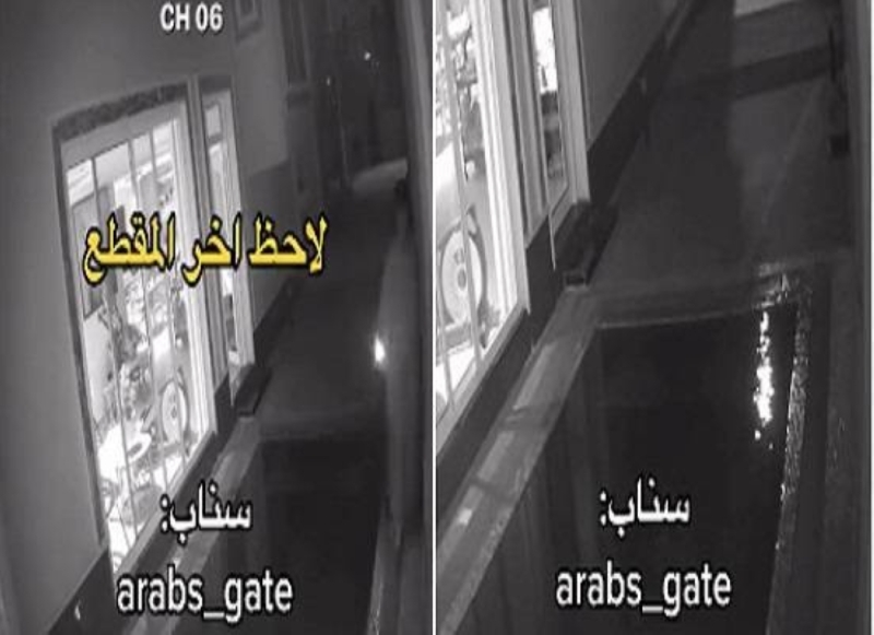 شاهد بالفيديو مواطن سعودي يوثق حدث غريب في مسبح منزله في الرياض 