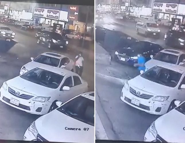 رجل في السعودية يتملك سيارة لكزس تركها في وضع التشغيل أمام سوبر ماركت .. وهكذا كانت النهاية ؟