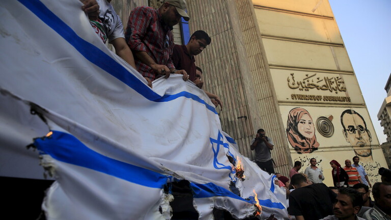 مظاهرات غاضبه من قلب القاهرة تطالب بتدخل عسكري عربي لوقف الهجوم الإسرائيلي على غزة