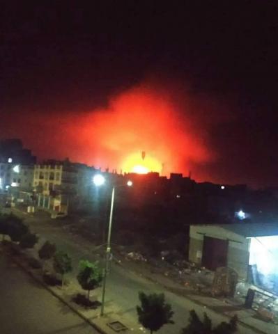 اول بيان عاجل للتحالف العربي حول سبب الانفجارات العنيفة التي هزت العاصمة صنعاء قبل قليل