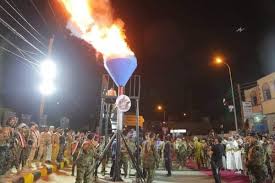 محافظة مأرب تشهد حفلا كبيرا لايقاد الشعلة الأم للعبد الوطني ال60 لثورة 26 سبتمبر 
