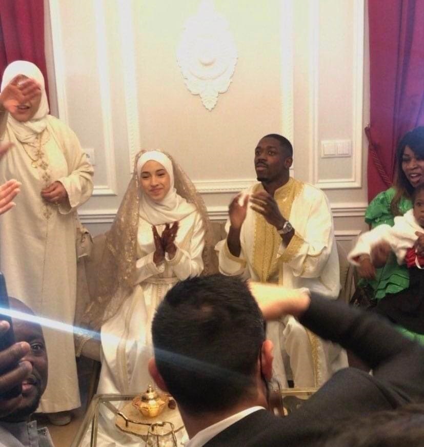 حفل زفاف لاعب برشلونة الفرنسي عثمان ديمبيلي على فتاة مغربية حسناء